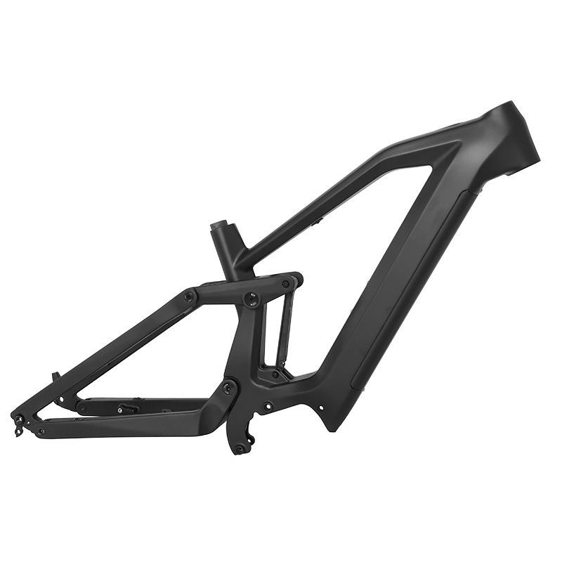 Vollgefederter 29er-Elektro-MTB-Rahmen aus Kohlefaser, passend für Bafang Motor M510/M600