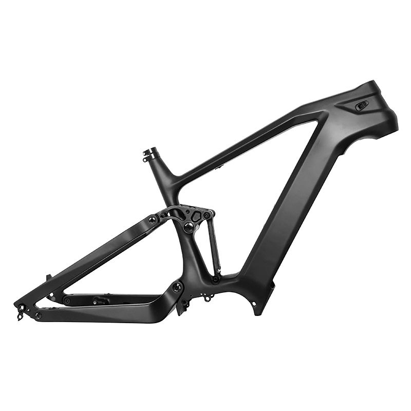 29er vollgefederter Kohlefaser-Elektro-Fat-Bike-Rahmen, passend für Bafang Motor M620
