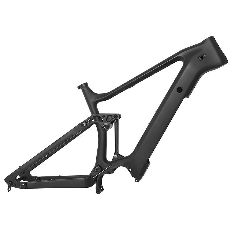Vollgefedertes Enduro-E-MTB-Carbon-Rahmendesign, passend für Bafang Motor M510/M600
